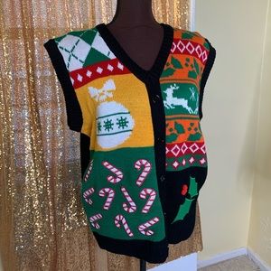Christmas Sweater Vest Size Small